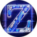 Family Name Letter Z Monogram Initial LED Light Sign - Way Up Gifts