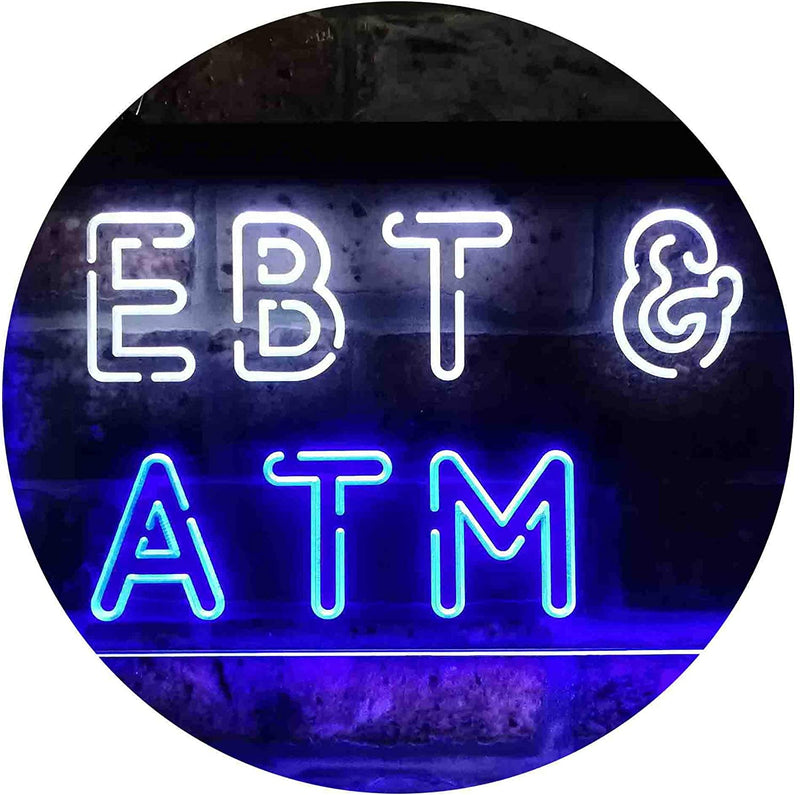 EBT & ATM LED Light Sign - LED Gift Works