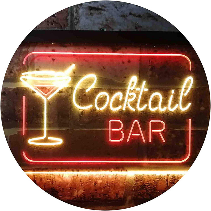 Cocktail Bar LED Light Sign - Way Up Gifts