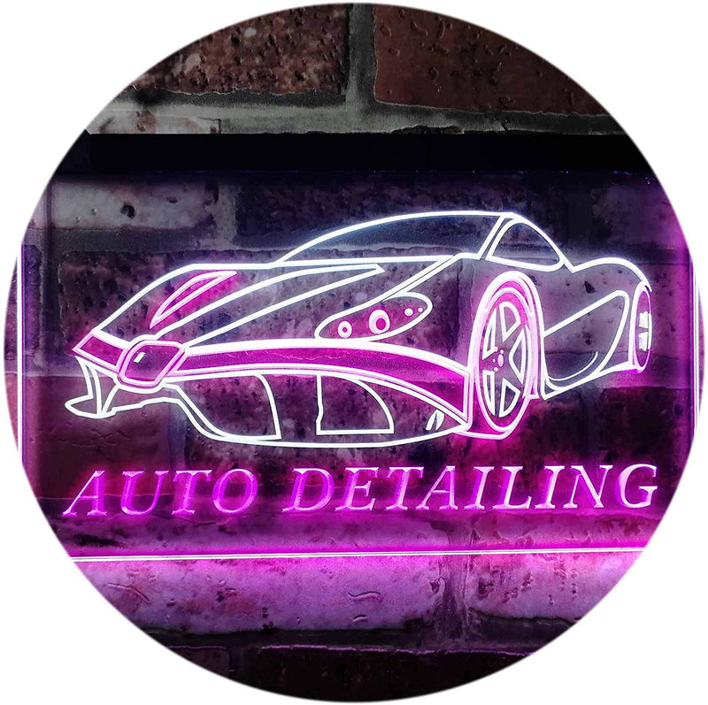 Body Shop Auto Detailing LED Light Sign - LED Gift Works