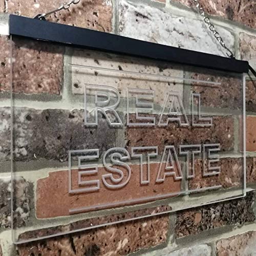 Real Estate LED Light Sign - LED Gift Works
