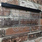 Pharmacy Open Shop LED Light Sign - LED Gift Works