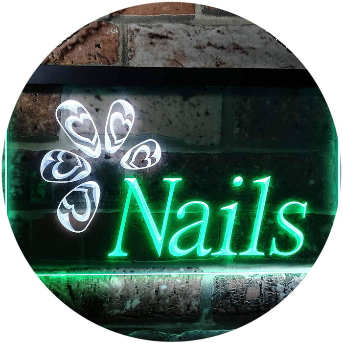 Beauty Salon Nails LED Light Sign - Way Up Gifts