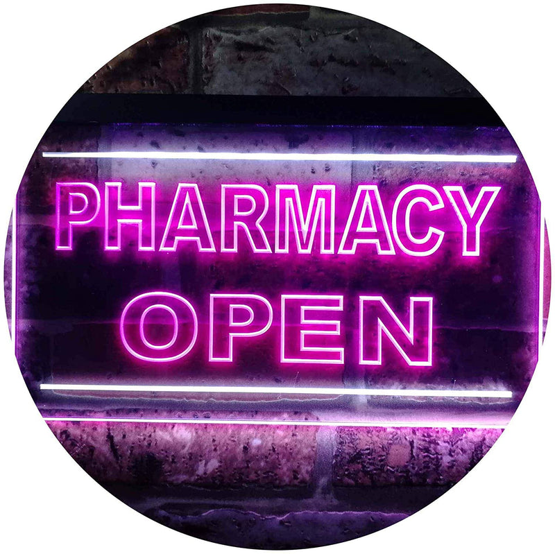 Pharmacy Open Shop LED Light Sign - LED Gift Works