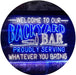 Backyard Bar Welcome Home Bar LED Light Sign - Way Up Gifts