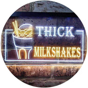 Thick Milkshakes LED Light Sign - LED Gift Works
