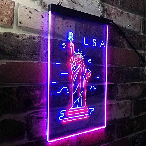 USA Statue of Liberty LED Light Sign - LED Gift Works