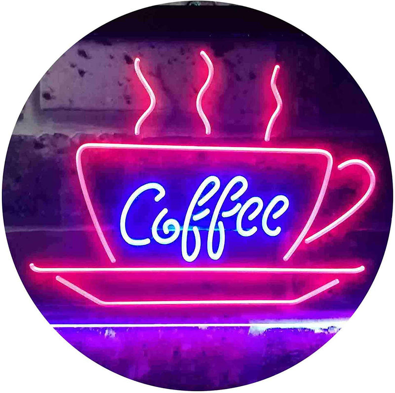 Coffee Cup LED Light Sign - LED Gift Works