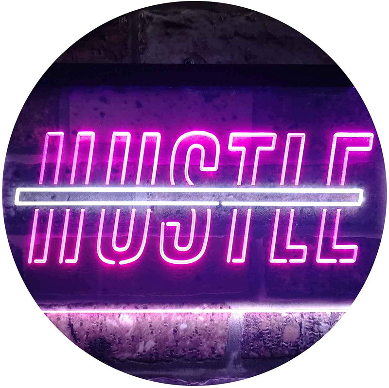 Hustle LED Light Sign - LED Gift Works