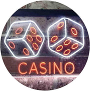 Dice Casino LED Light Sign - LED Gift Works