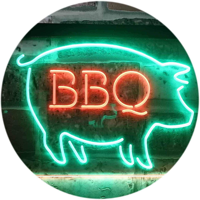Pork Pig BBQ LED Light Sign - Way Up Gifts