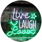 Live Laugh Love LED Light Sign - LED Gift Works