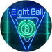 Eight Ball Pool Billiards LED Light Sign - Way Up Gifts