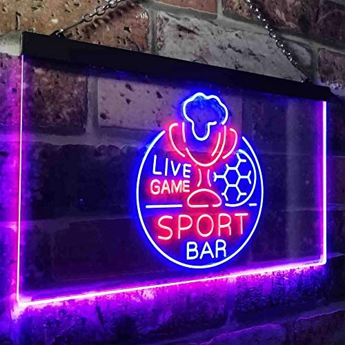 Live Game Sport Bar LED Light Sign - LED Gift Works