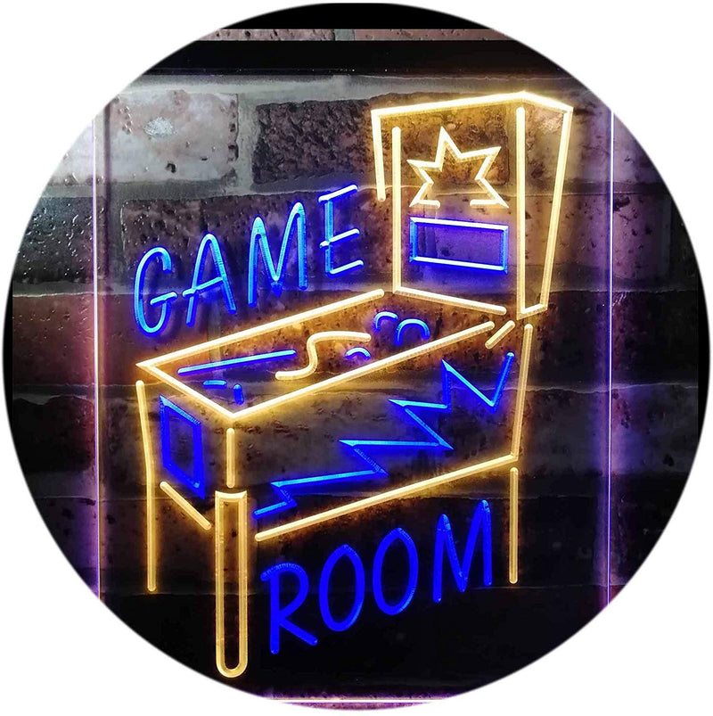 Pinball Game Room LED Light Sign - LED Gift Works
