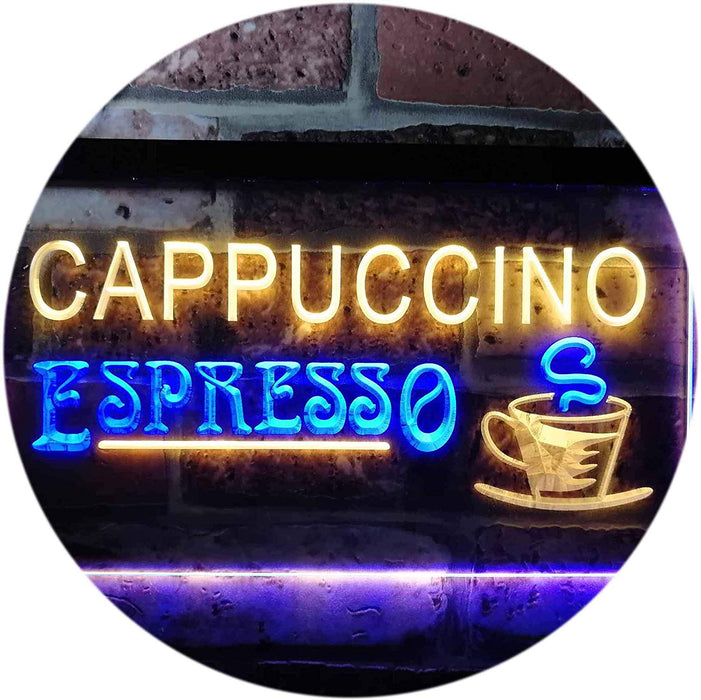 Coffee Cappuccino Espresso LED Light Sign - Way Up Gifts