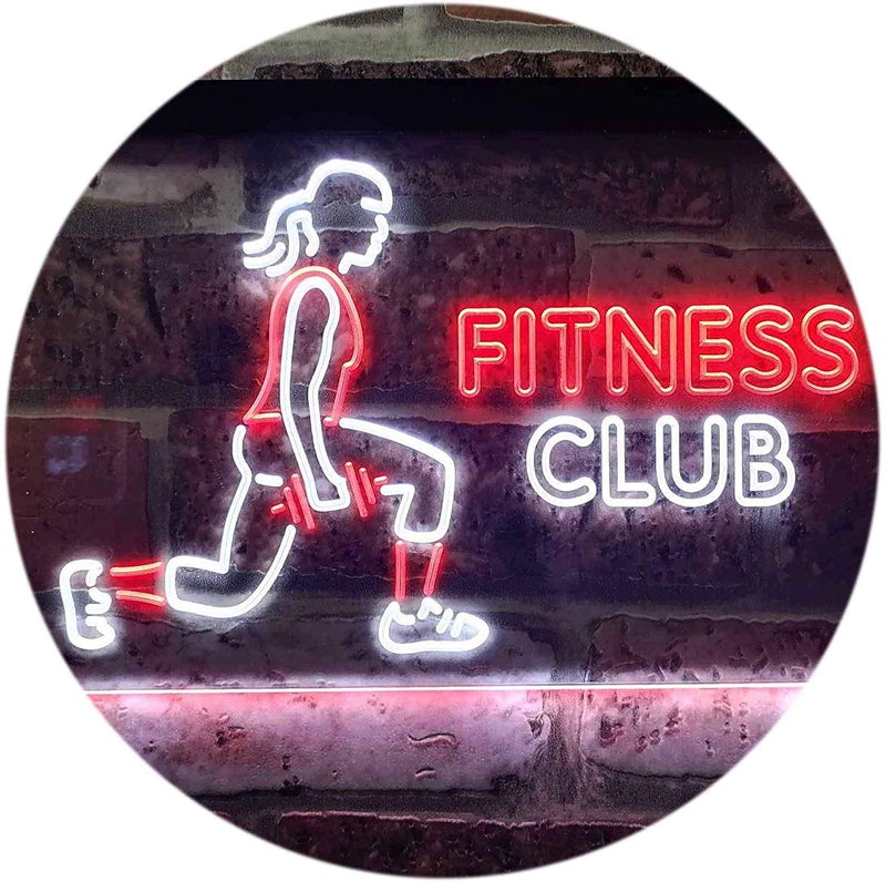 Gym Fitness Club LED Light Sign - LED Gift Works