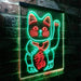 Maneki Neko Lucky Cat Welcome Japan LED Light Sign - Way Up Gifts