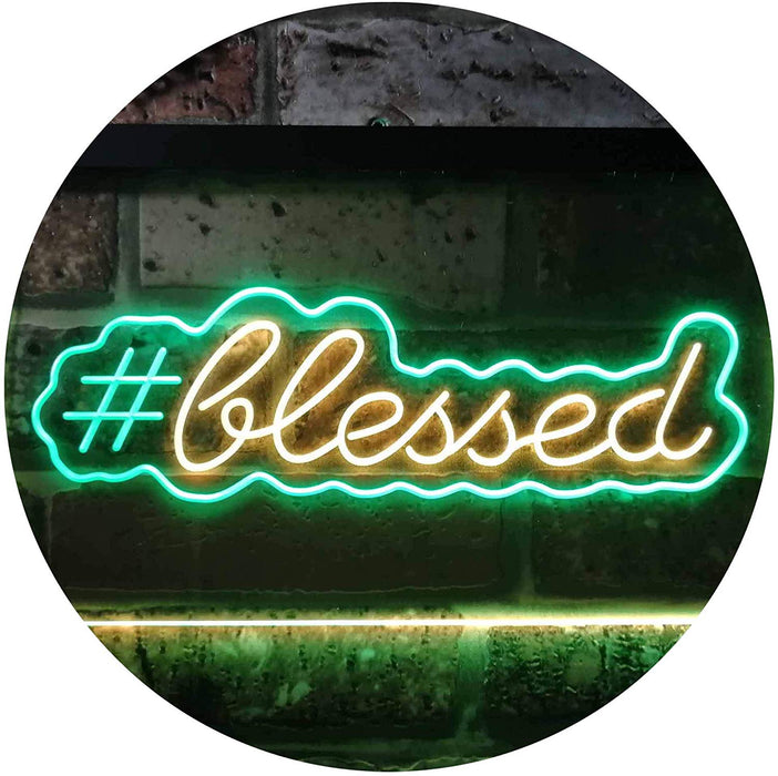 Hashtag Blessed LED Light Sign - Way Up Gifts