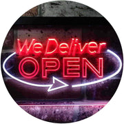 Open Delivery We Deliver LED Light Sign - LED Gift Works