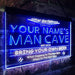 Personalized Sports Baseball Theme Man Cave LED Light Sign - Way Up Gifts