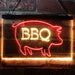 Pork Pig BBQ LED Light Sign - Way Up Gifts