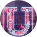 Family Name Letter U Monogram Initial LED Light Sign - Way Up Gifts