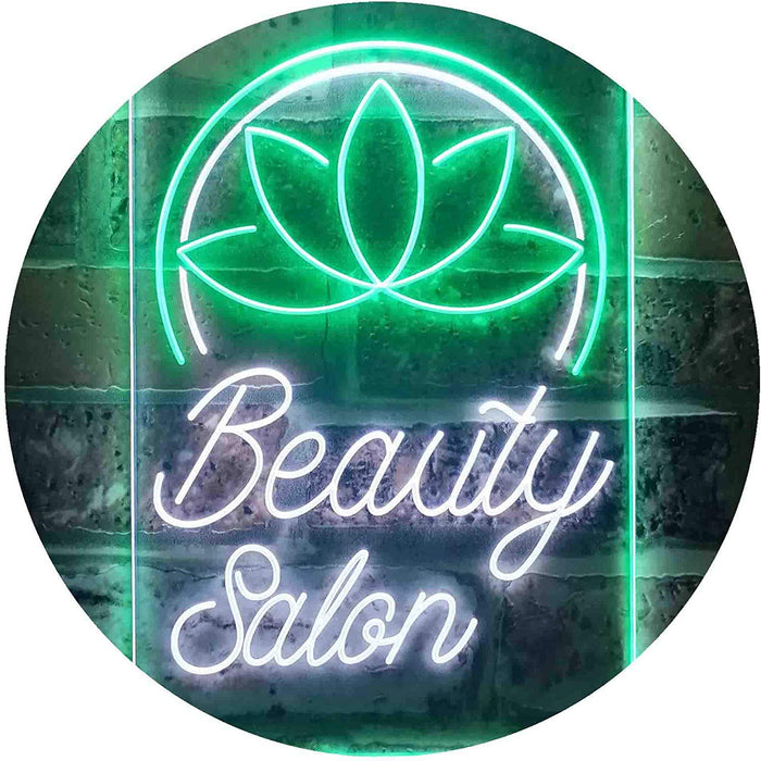 Flower Decor Beauty Salon LED Light Sign - Way Up Gifts
