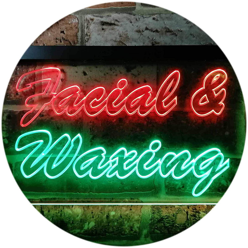 Facial Waxing LED Light Sign - LED Gift Works