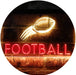 Man Cave Football LED Light Sign - Way Up Gifts