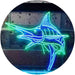 Deep Sea Fishing Blue Marlin Fish LED Light Sign - Way Up Gifts