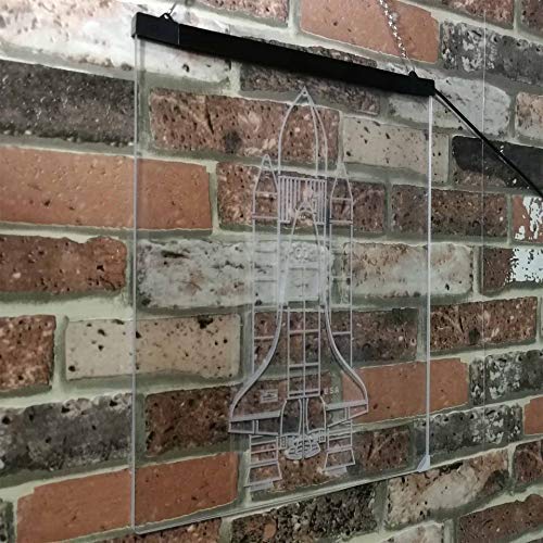 Astronaut Space Shuttle LED Light Sign - LED Gift Works