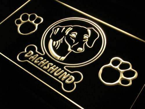 Dachshund Dog LED Light Sign - LED Gift Works