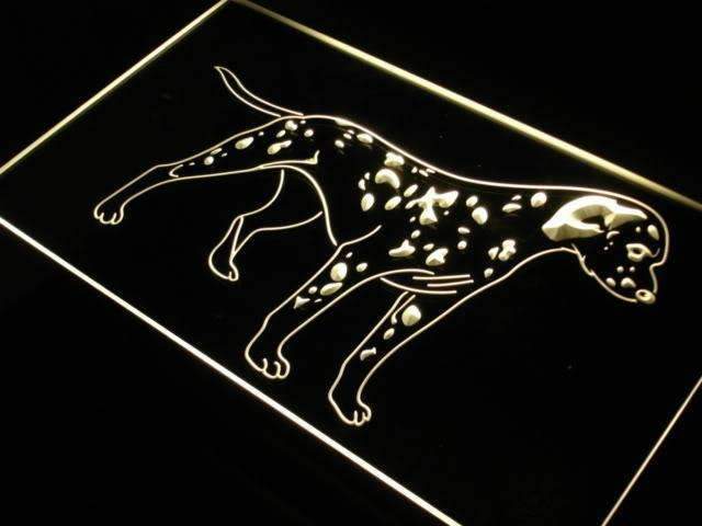 Dalmatian Puppy LED Light Sign - LED Gift Works