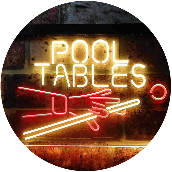 Billiards Pool Tables LED Light Sign - Way Up Gifts