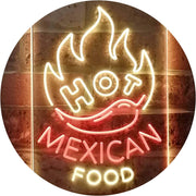 Hot Mexican Food LED Light Sign - LED Gift Works