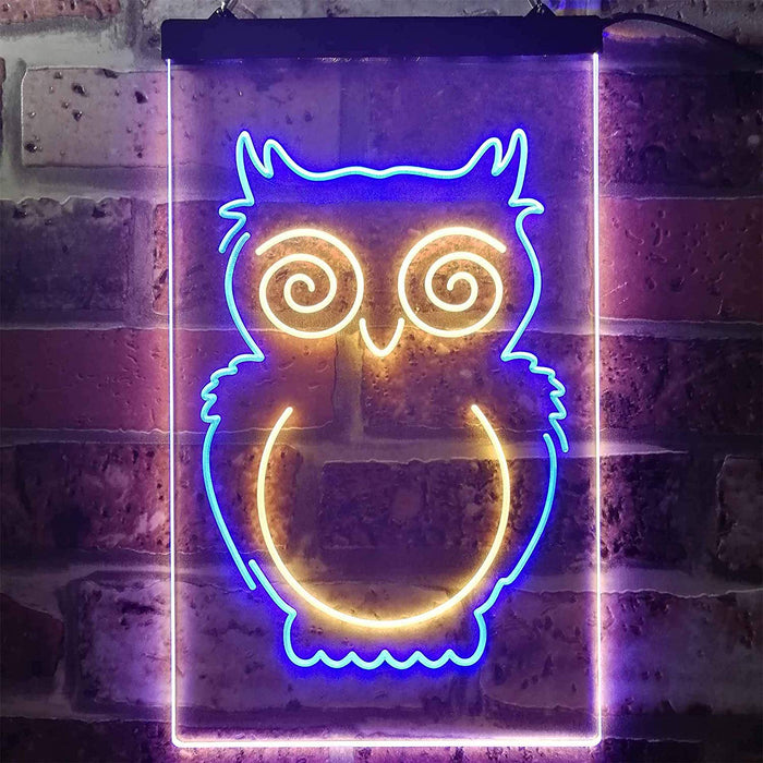 Kids Room Decor Owl LED Light Sign - Way Up Gifts