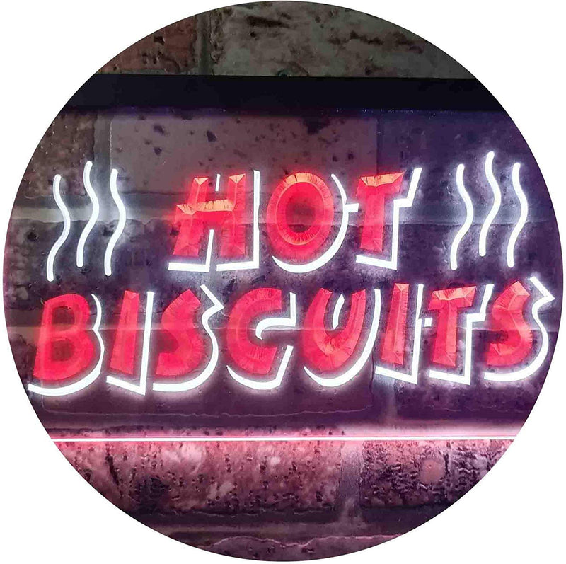 Hot Biscuits LED Light Sign - LED Gift Works