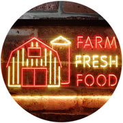 Farm Fresh Food LED Light Sign - LED Gift Works