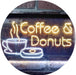 Coffee Donuts LED Light Sign - Way Up Gifts