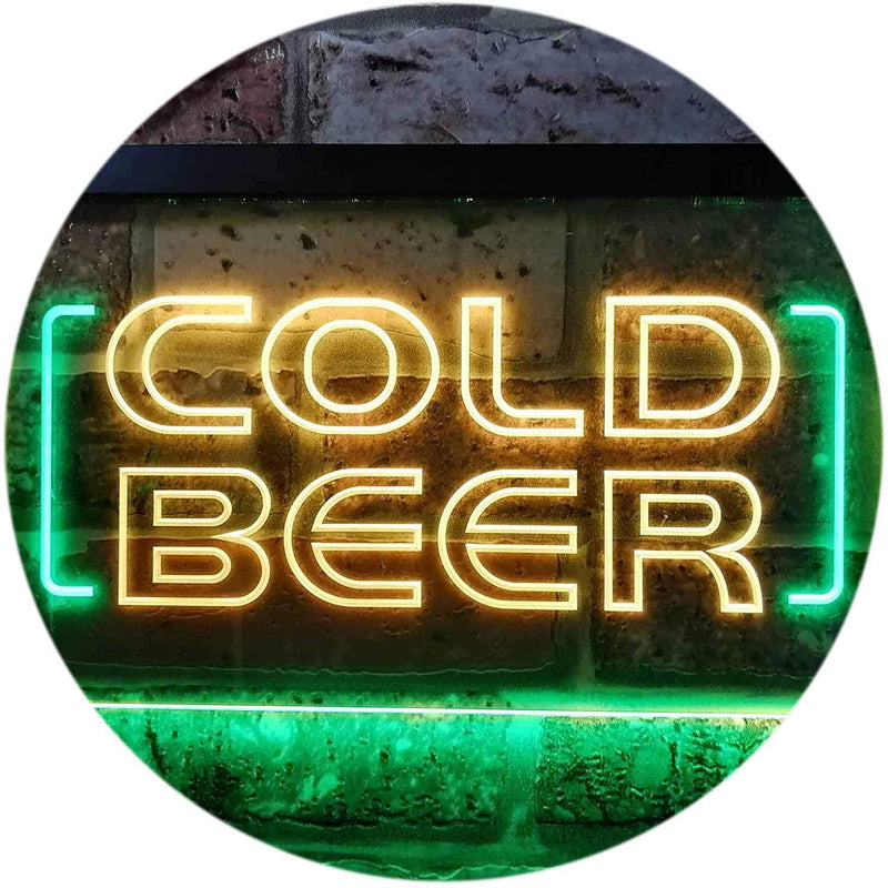 Cold Beer LED Light Sign - LED Gift Works
