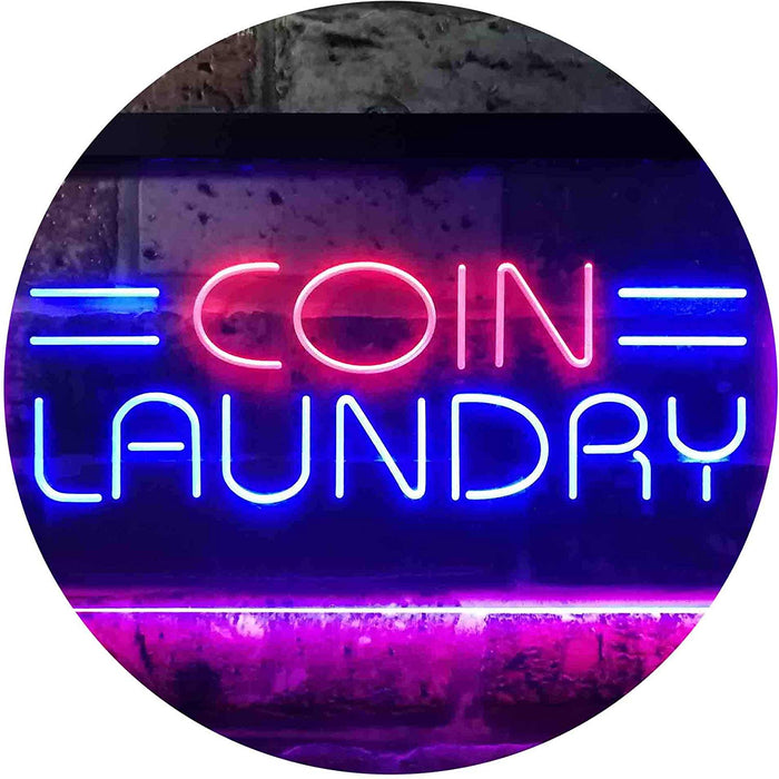 Laundromat Coin Laundry LED Light Sign - Way Up Gifts