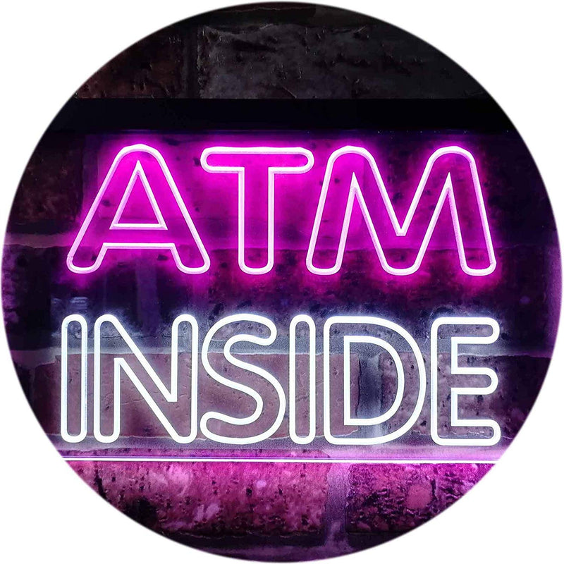ATM Inside LED Light Sign - LED Gift Works
