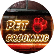 Paw Print Pet Grooming LED Light Sign - LED Gift Works