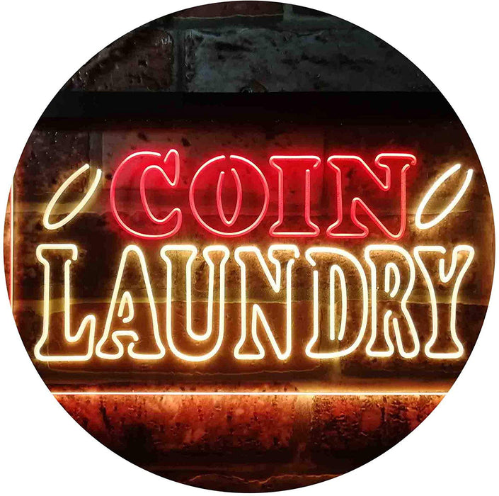Laundromat Coin Laundry LED Light Sign - Way Up Gifts