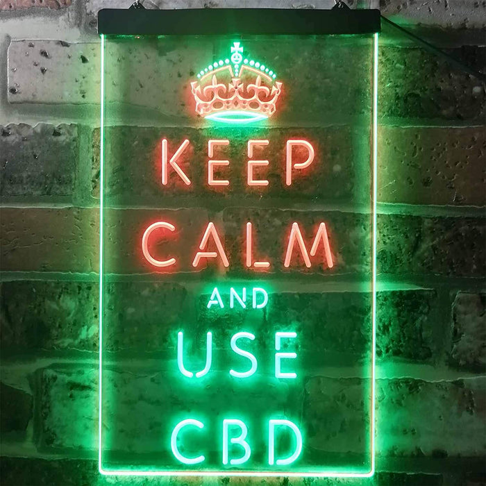 Keep Calm and Use CBD LED Light Sign - Way Up Gifts