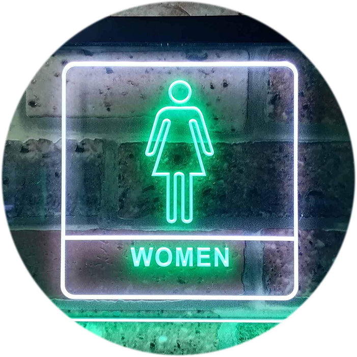 Women Bathroom Restroom LED Light Sign - Way Up Gifts
