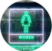 Women Bathroom Restroom LED Light Sign - Way Up Gifts