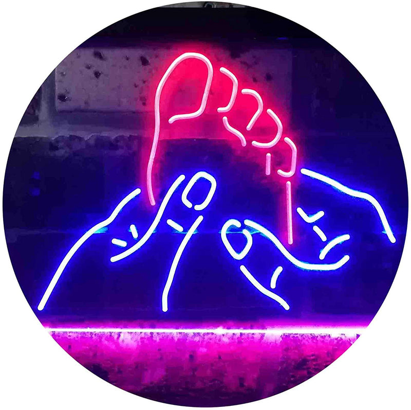 Foot Massage LED Light Sign - LED Gift Works