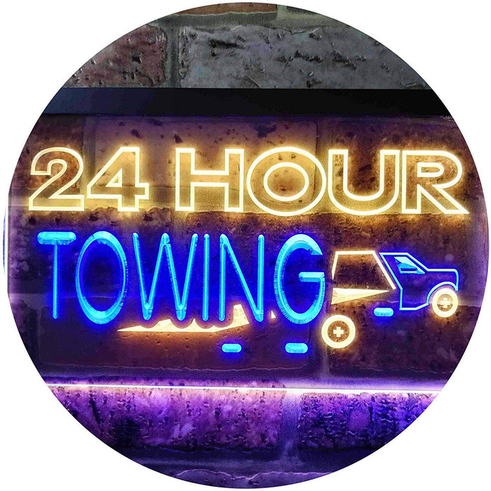 24 Hour Towing LED Light Sign - Way Up Gifts